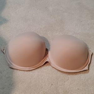 PINK strapless pushup bra